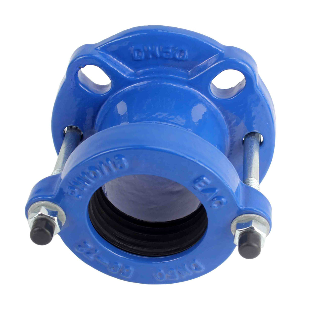 Flange adapter Elephant chugun-pn10-16, body material - cast iron GGG50, seal - PTFE