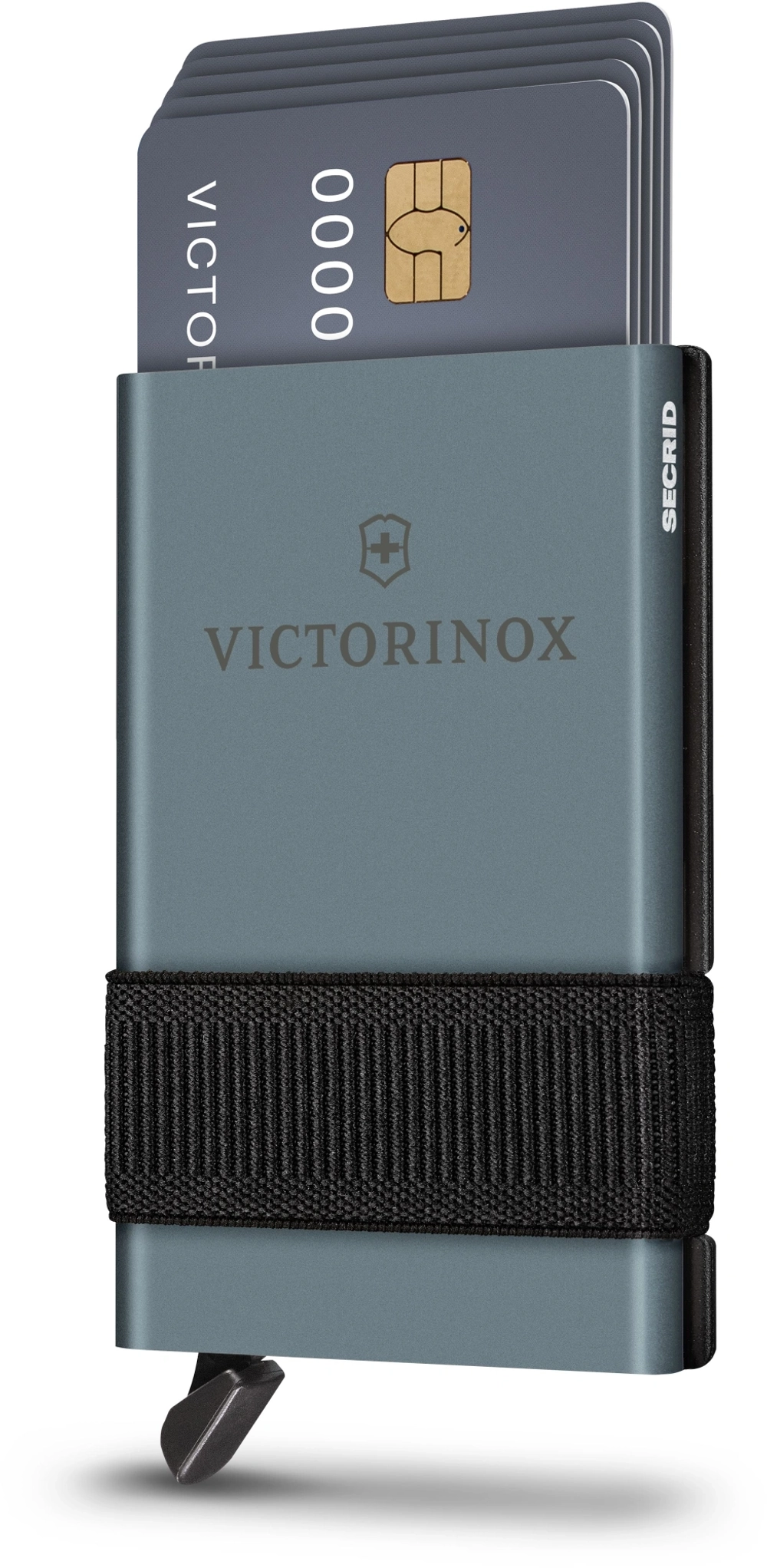 Швейцарская карта Victorinox Smart Card Wallet Sharp, серый, коробка подарочная