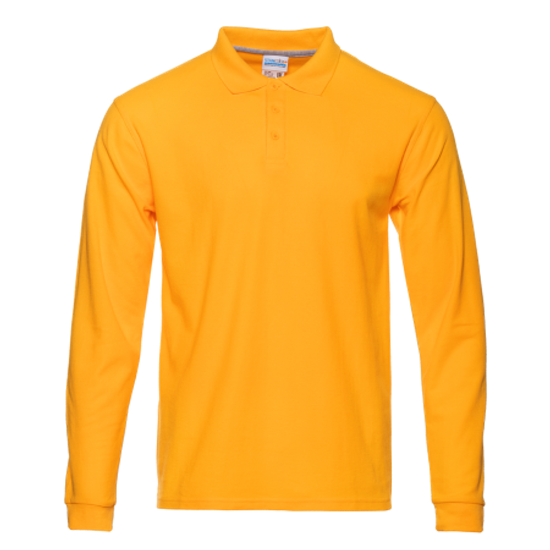 Рубашка поло дл.рукав (желтый)