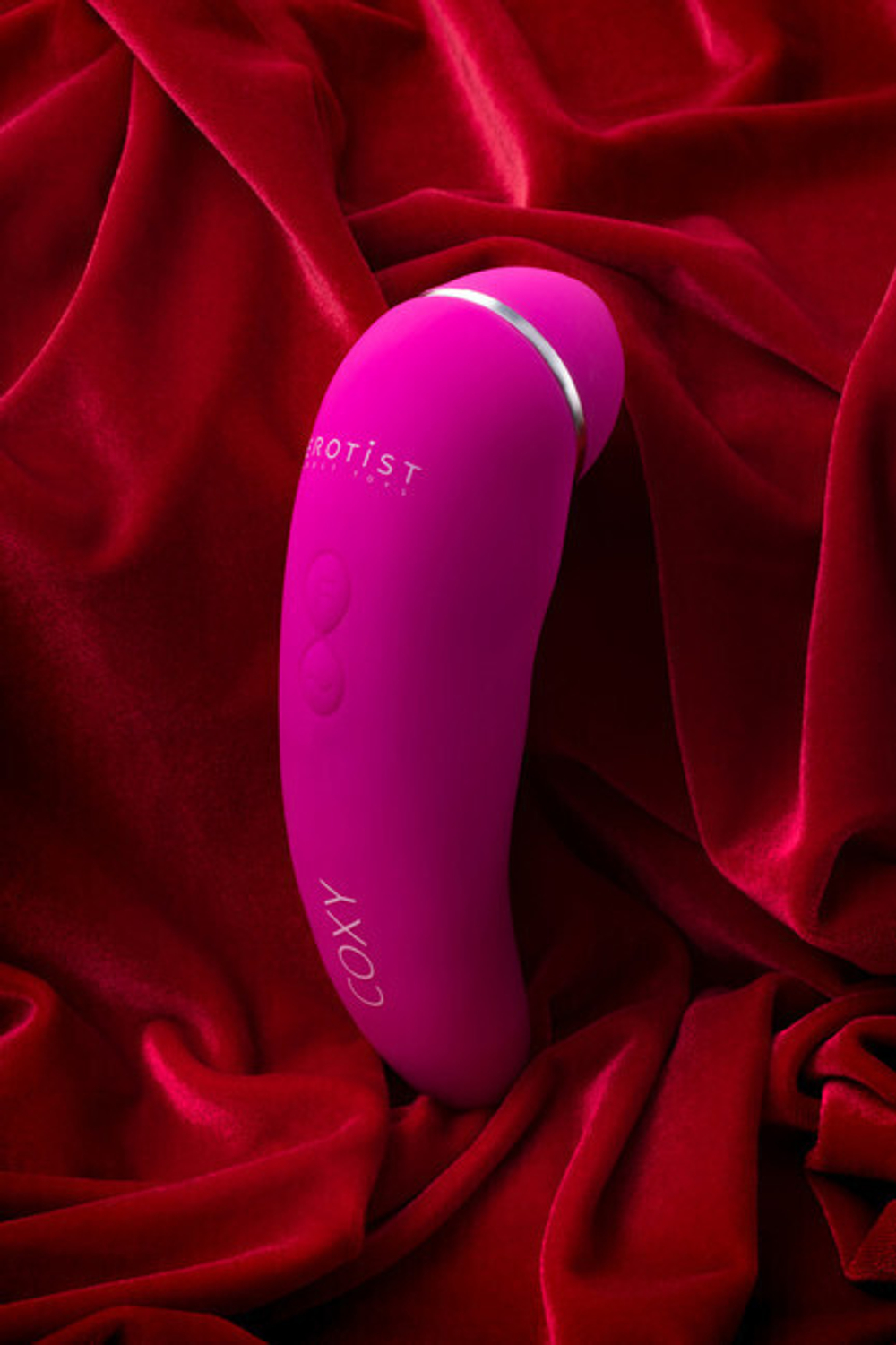 Вакуум-волновой бесконтактный стимулятор клитора с вибрацией (10 режимов + 16 режимов) (Цвет: ярко-розовый)