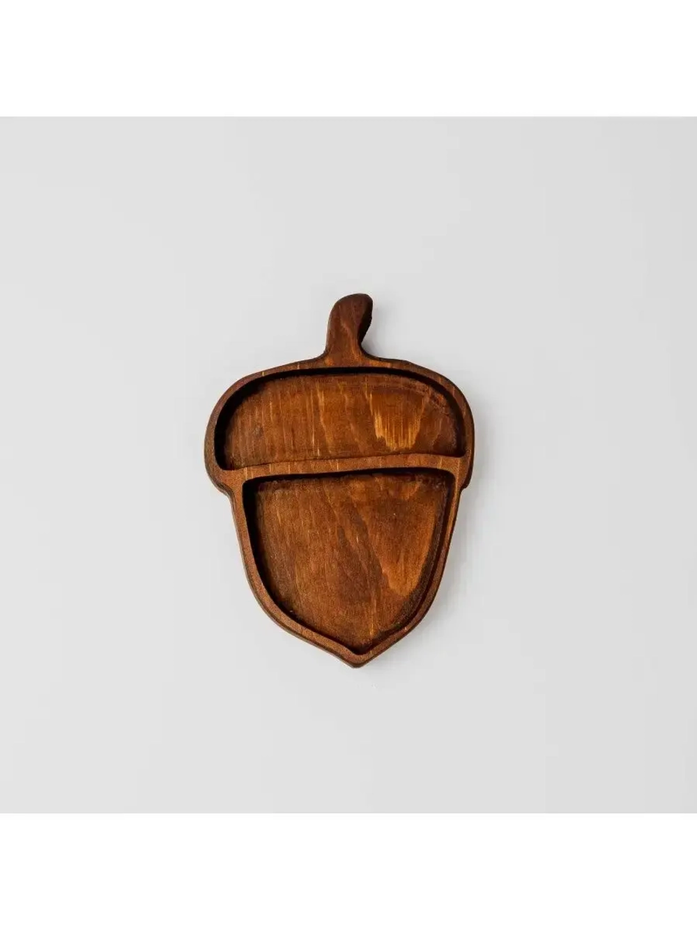 Деревянная менажница "Жёлудь" из кедра