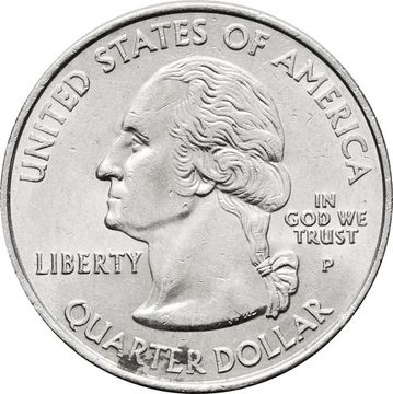 25 центов (1/4 доллара, квотер) 2000 США «Штат Вирджиния» (P) 