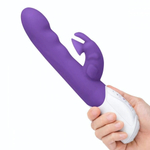 Фиолетовый вибромассажер с клиторальной стимуляцией Clitoral Suction Rabbit - 24,5 см. (Цвет: фиолетовый)
