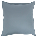 Набор из двух наволочек из сатина джинсово-синего цвета с брашинг-эффектом из коллекции essential, 70х70 см