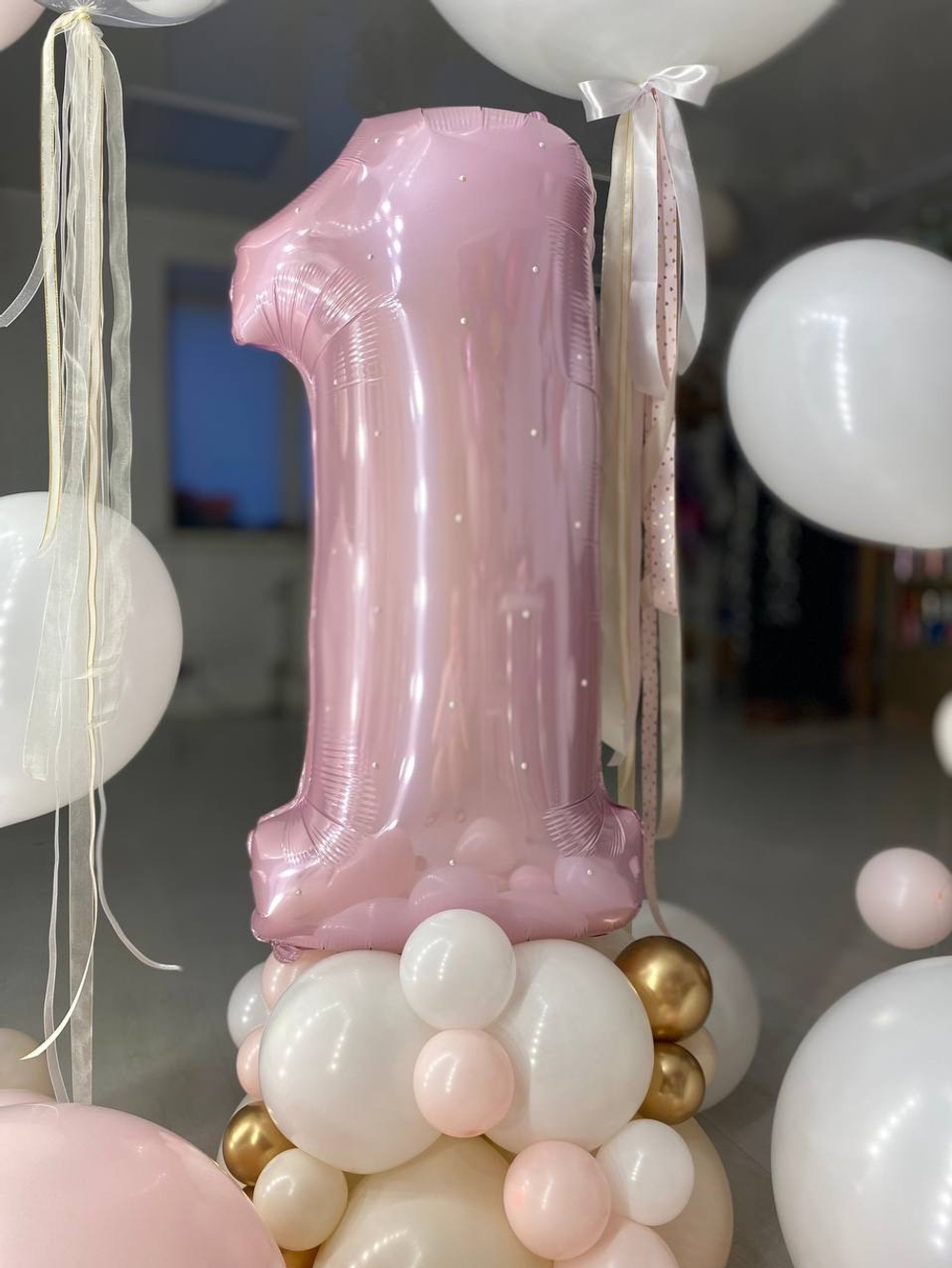 Воздушные шары на годик девочке №1642
