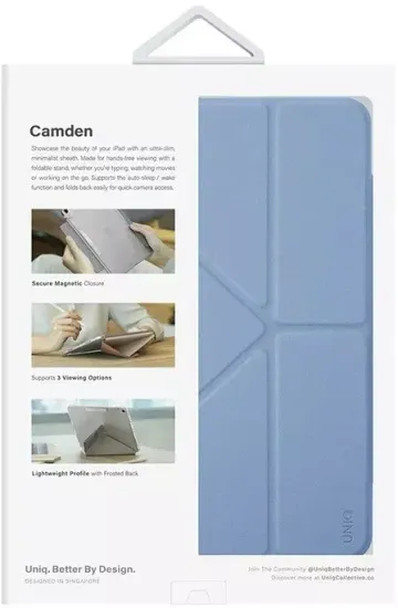 Uniq Чехол Uniq Camden для iPad 10.9 (2022 10th Gen), голубой
