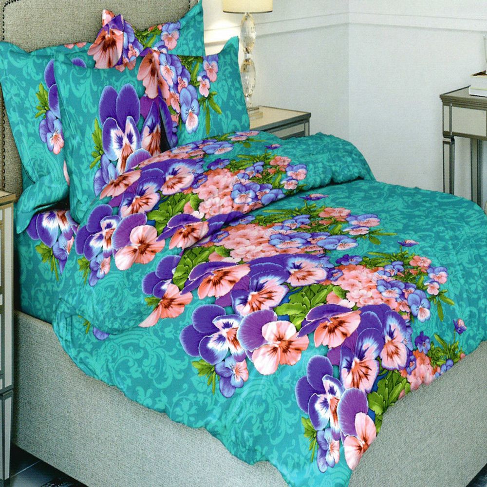 Комплект постельного белья "ВЛ. 4335", бязь, 100% хлопок.