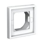 ARTGALLERY 1-постовая РАМКА IP44, БЕЛЫЙ