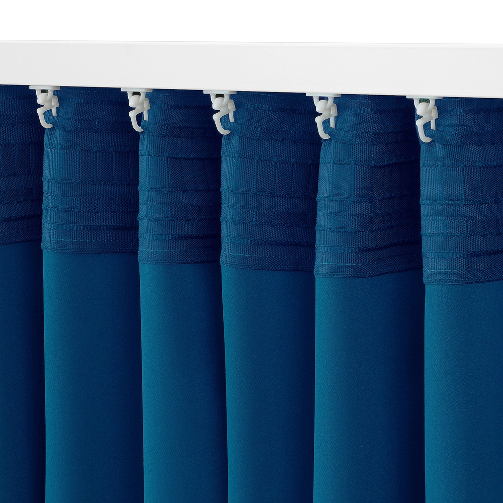 IKEA MAJGULL  (ИКЕА МАЙГУЛЛ)  -  Шторы блэкаут, пара, на ленте/зеленый, 145x300 см