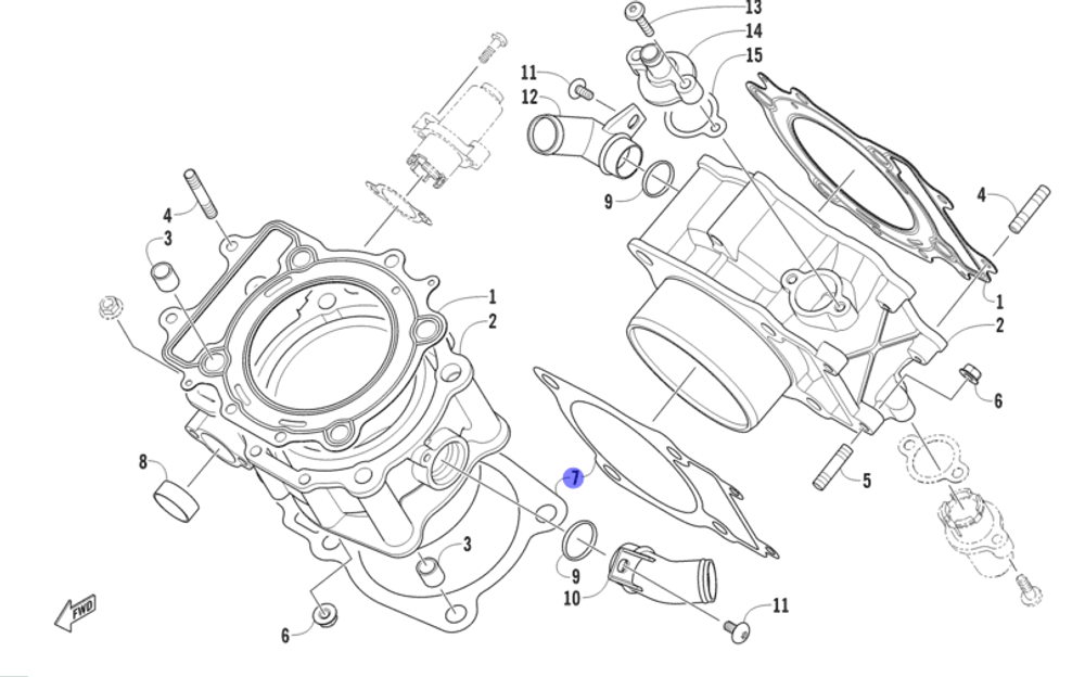 Прокладка Arctic Cat 0830-193