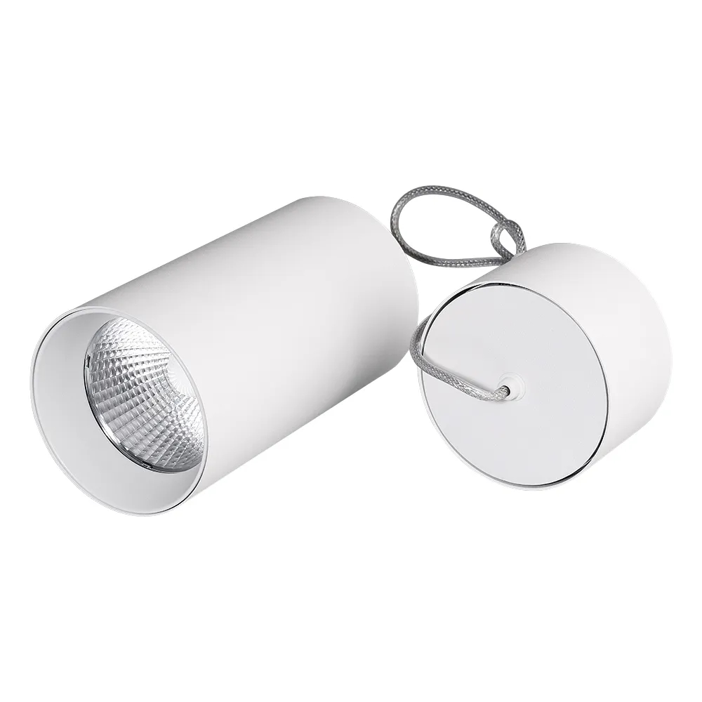 Светильник подвесной SP-POLO-R85-2-15W Day White 40deg (White, White Ring) (Arlight, IP20 Металл, 3 года) 022948