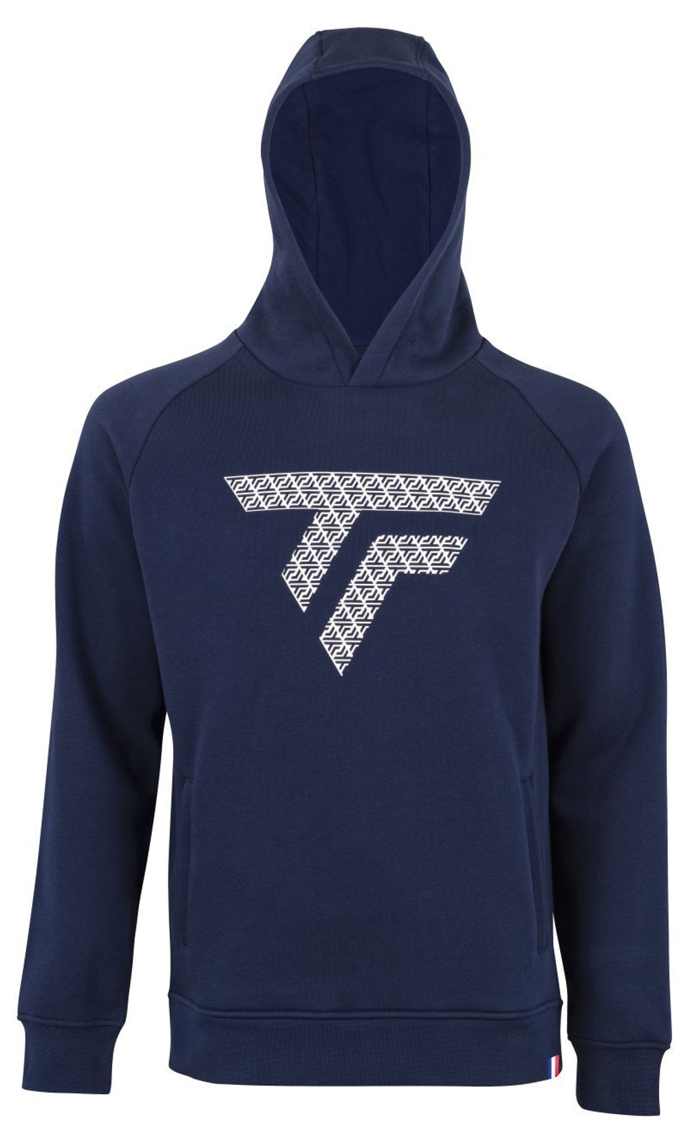 Мужская теннисная кофта Tecnifibre Fleece Hoodie - небесный
