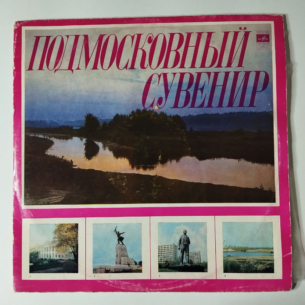 Винтажная виниловая пластинка LP Сборник Подмосковный Сувенир (СССР 1978) (Голубые Гитары, Анофриев, Ротару, Анна Герман)