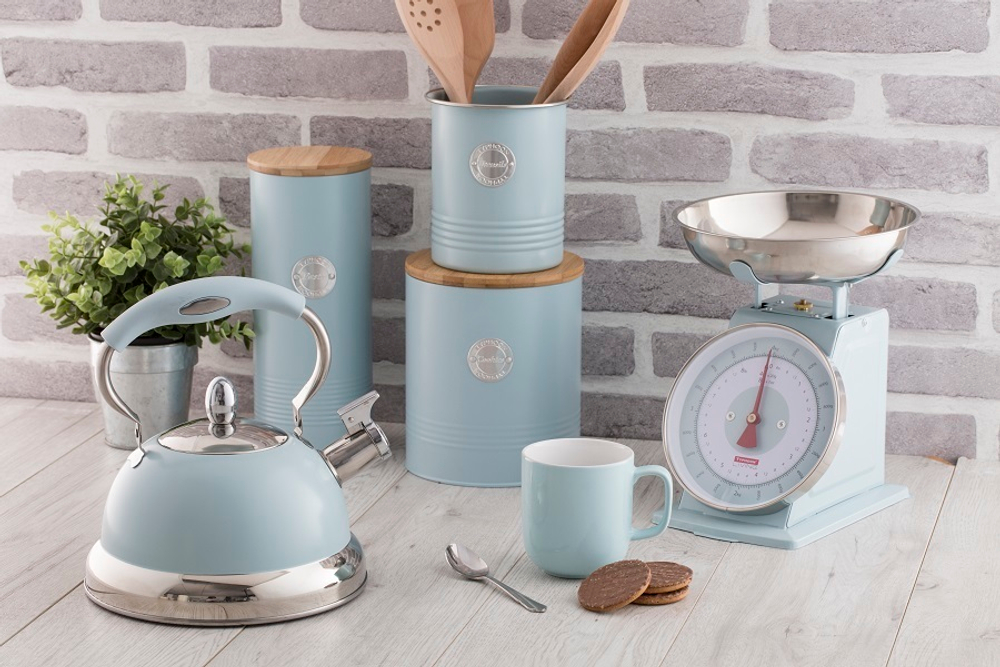 Емкость кухонная Living голубая 15х12,5 см