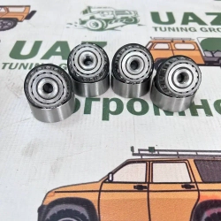 Комплект шкворней поворотного кулака УАЗ на подшипнике, мост Тимкен ("колхозный"), Редукторный (военный)