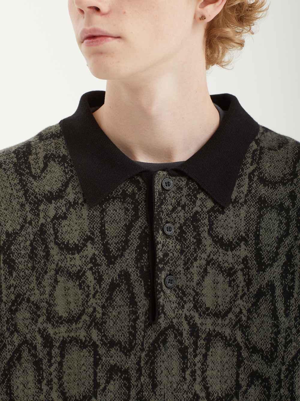 Свитер-поло L/s Snake Polo