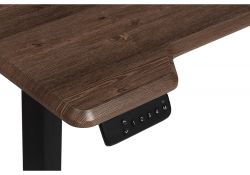 Компьютерный стол Маркос с механизмом подъема 120х75х75 черный / кантри орех