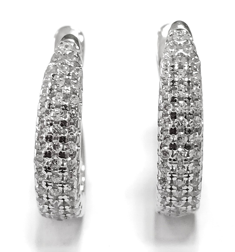 Ювелирные серьги из серебра Эстерелла