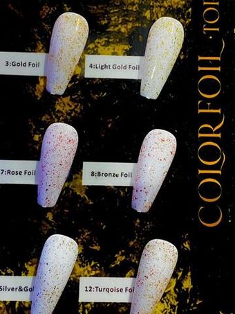 Топ с частичками фольги разных цветов