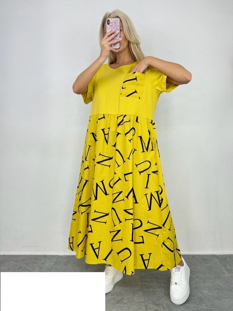 Платье Женское 10001 &quot;Крупные Буквы Низ&quot; №2