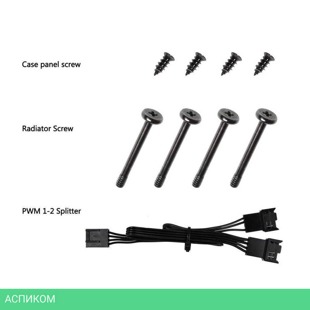 Кулер для корпуса ID-Cooling WF-14025-XT черный