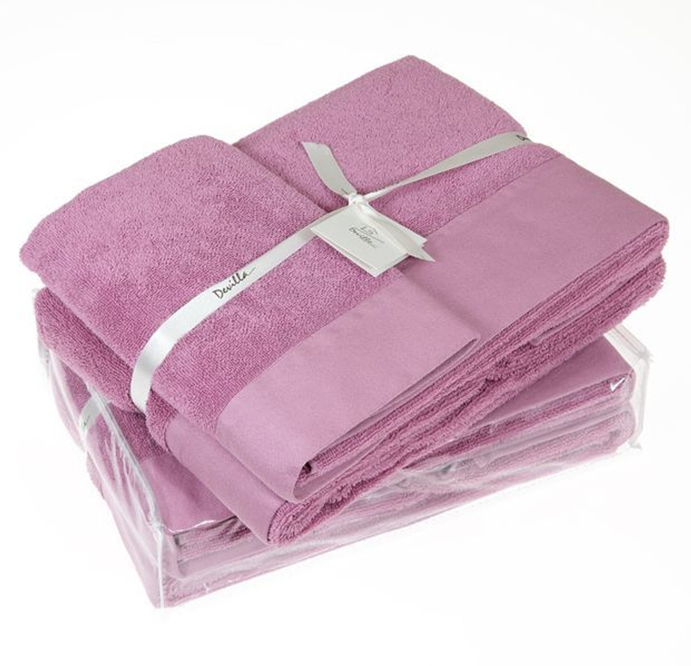 Набор полотенец 3 шт Devilla Senses фиалка