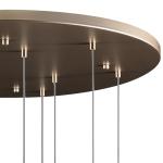 813093 Люстра GLOBO 9х40W E14 шампань/белый