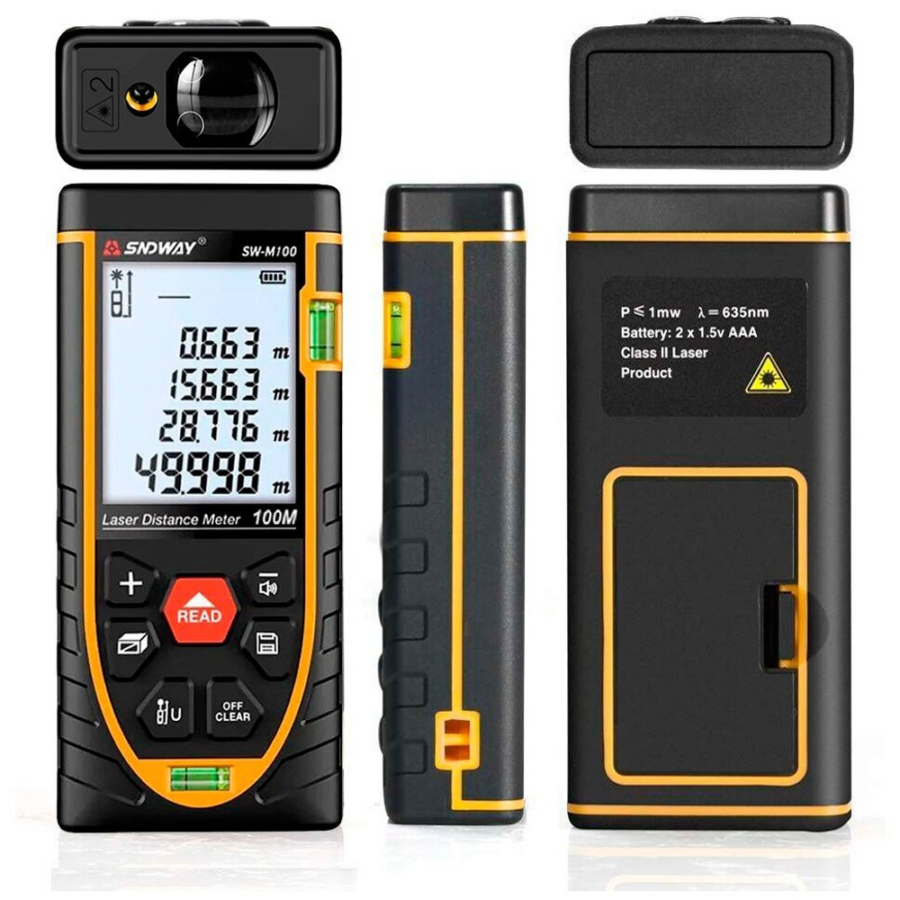 ДАЛЬНОМЕР ЛАЗЕРНЫЙ SNDWAY SW-М100 100М