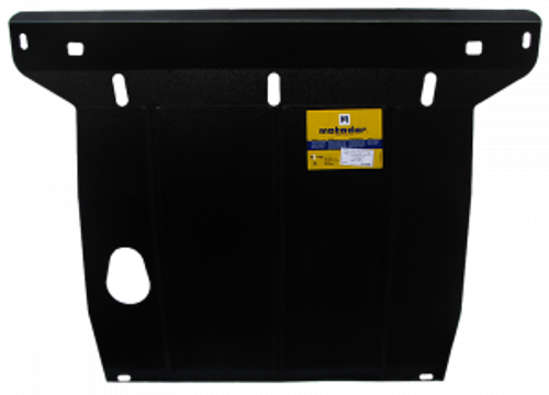 Усиленная защита Motodor картера двигателя, кпп. 2 мм, сталь. для KIA Rio 2000-2005 арт.01006