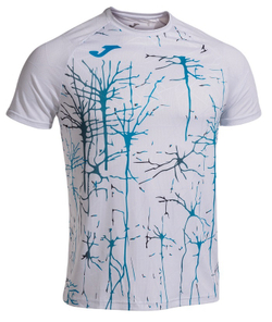 Мужская теннисная футболка Joma Elite IX Short Sleeve T-Shirt M - белый