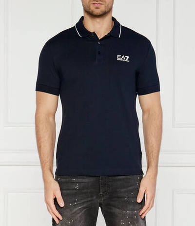 Поло EA7 - темно-синий(8NPF16 PJVUZ)