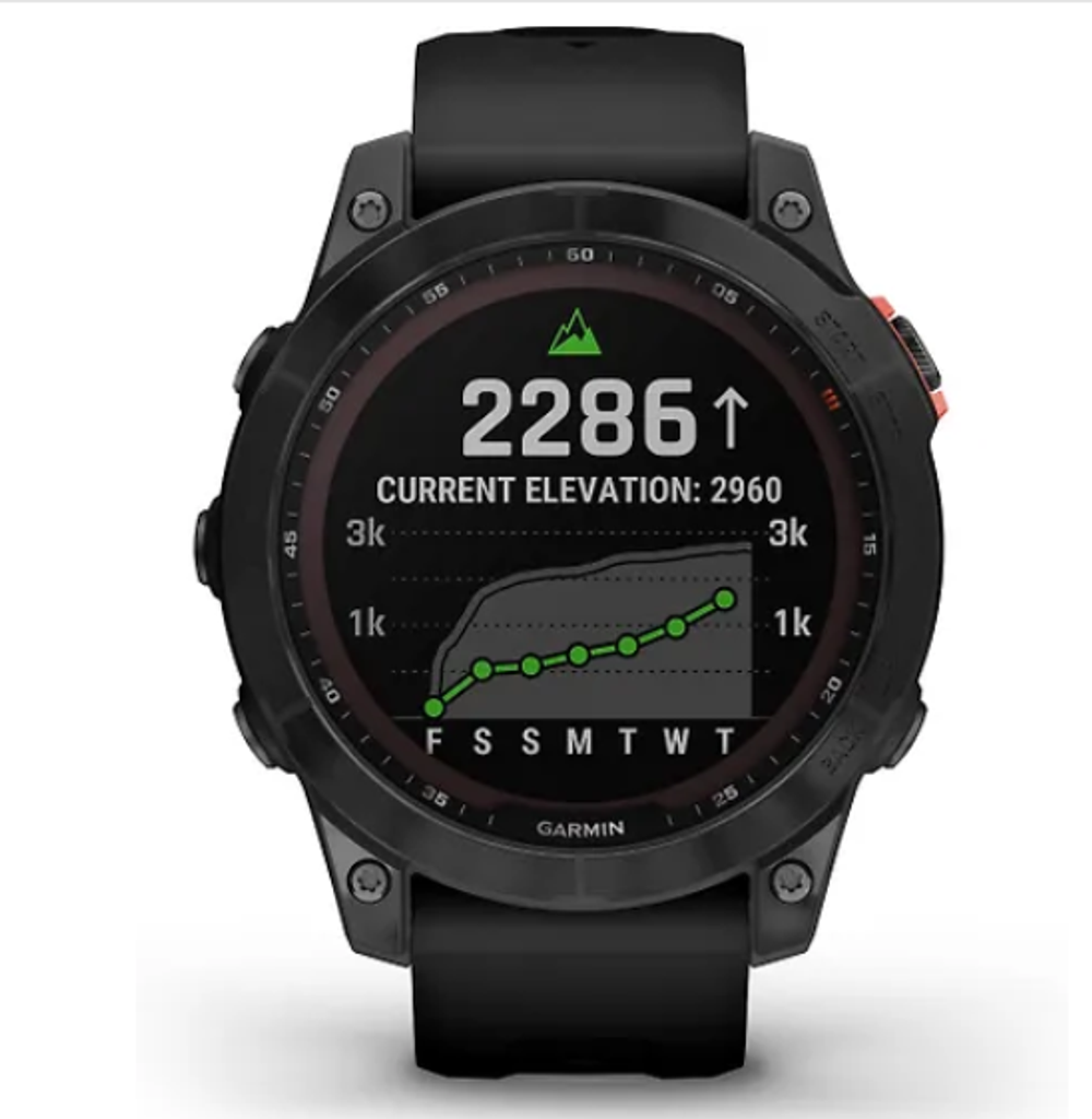 Умные часы Garmin Fenix 7 Solar Wi-Fi, черный