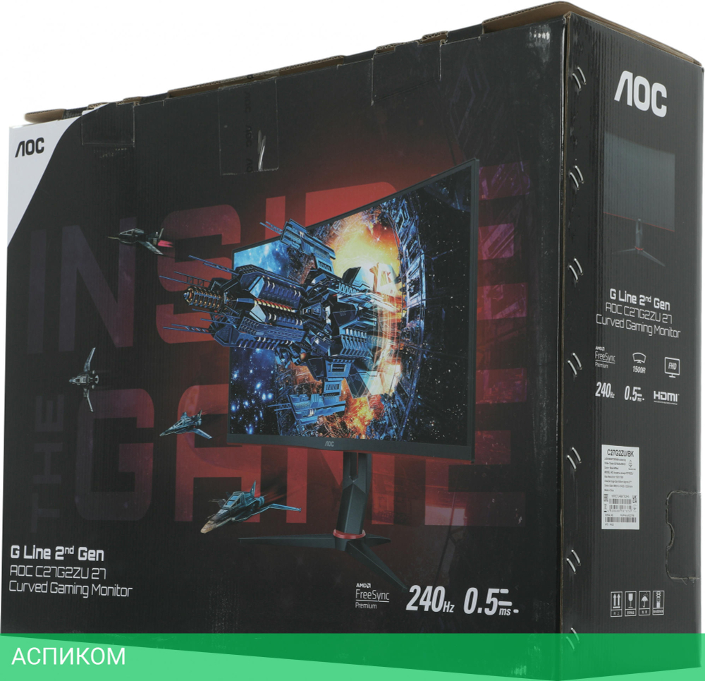 Монитор AOC 27" Gaming C27G2ZU