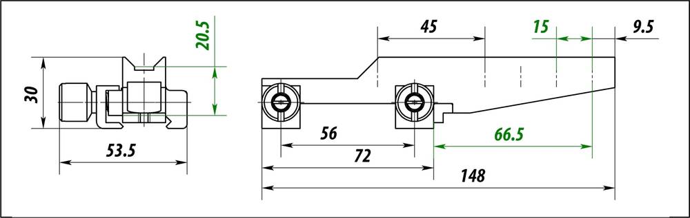 Кронштейн для планки Picatinny/Weaver АЛ6.133.347