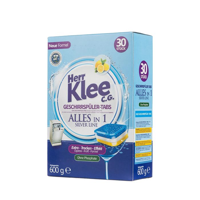 Herr Klee C.G. Dishwasher Tablets Таблетки для посудомоечных машин 600 гр. 30 шт.