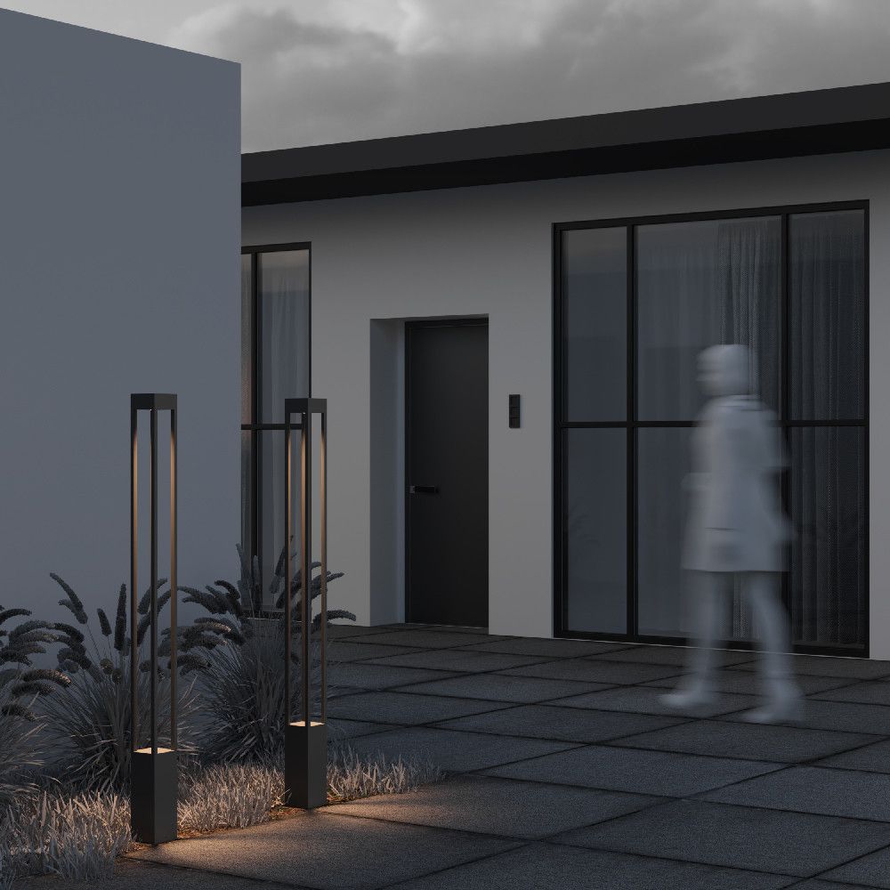 Светильник столбик ландшафтный 20вт 110x110x1500мм