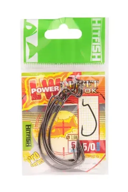 Крючок офсетный HitFish LW Power Offset Hook (LWPO)
