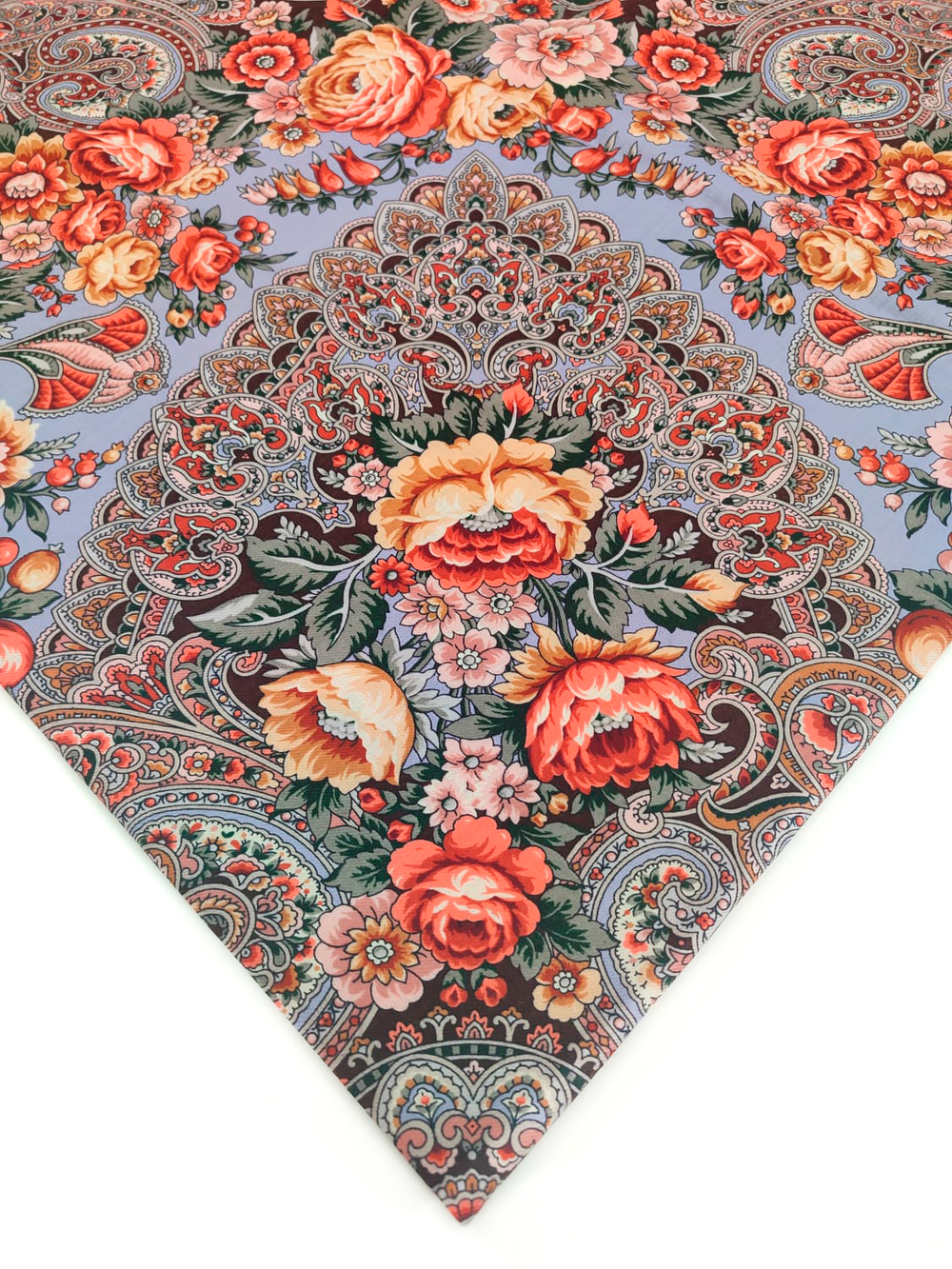 Павловопосадский платок Мчится тройка 1896-17