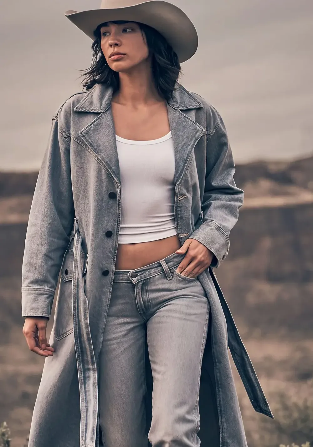 Куртка DENIM TRENCH 112370806