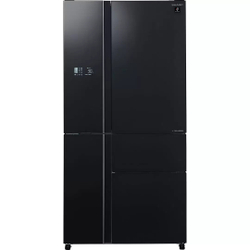 Холодильник Sharp SJ-WX99A-BK 5-ти дверный холодильник с многотемпературной камерой, автоматическим льдогенератором и диспенсером для охлаждения питьевой воды. Инверторный компрессор и уникальная технология очистки и ионизации воздуха Plasmacluster ION. М