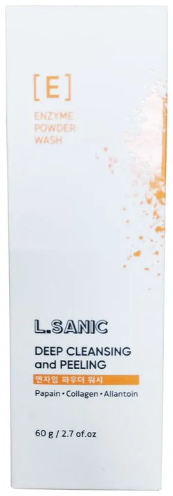L.Sanic Энзимная пудра для глубокого очищения - Deep Cleansing and Peeling Enzyme Powder Wash, 60г