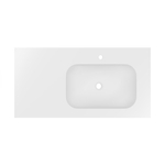 Раковина Elise VCB-4EL100MW-R, Corian правая, цвет белый матовый