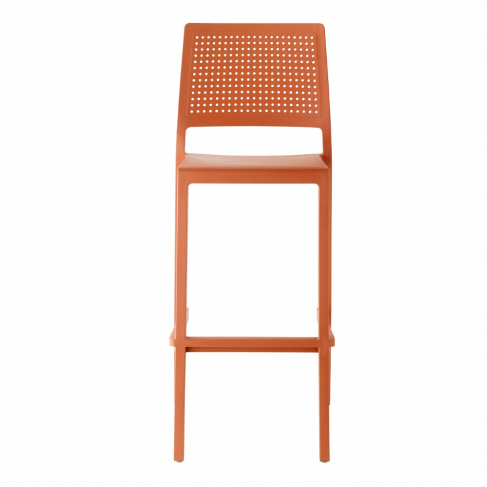 Стул барный пластиковый Scab Design Emi, терракотовый