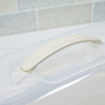 Хлебница "Barberry" с защелками и ручкой, 35*20*16см, латте