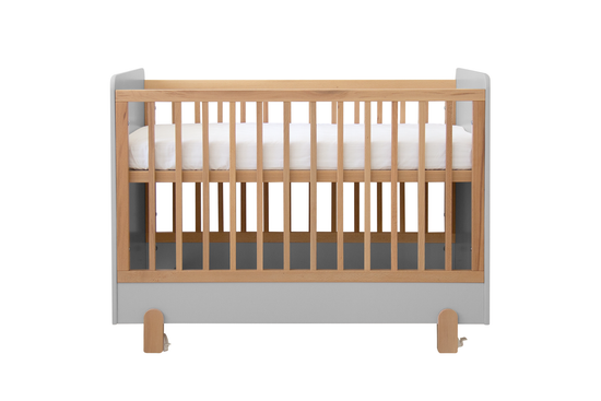 Кроватка Ice-cream 60*120 см (светло-серый)