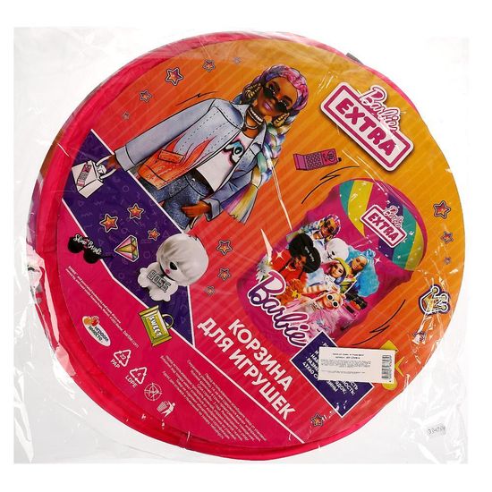 Корзина для игрушек БАРБИ 43*60см ИГРАЕМ ВМЕСТЕ