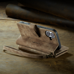 Многофункциональный чехол-кошелек CaseMe 3 in 1 Matte Wallet для iPhone 17