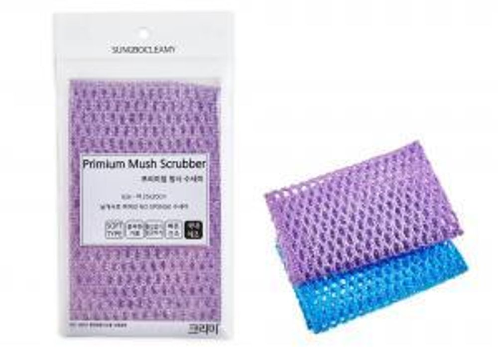 Премиум скраббер для посуды SUNGBOCLEAMY Premium Mesh Scrubber №366 (1 шт.)