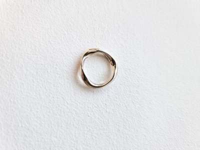 29677-4 Ювелирный элемент "Кольцо витое", родий