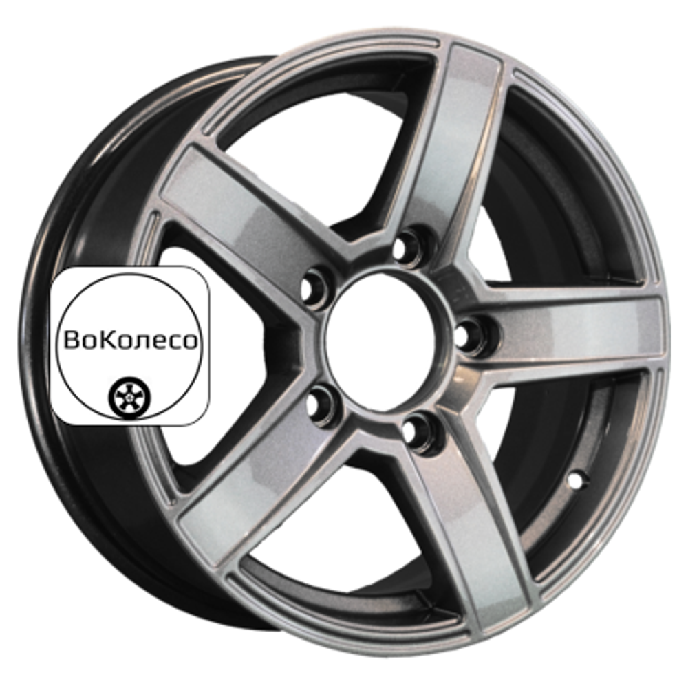6,5x16/5x139,7 ET40 D98,5 KHW1614 (Niva 4x4) Gray Khomen Wheels